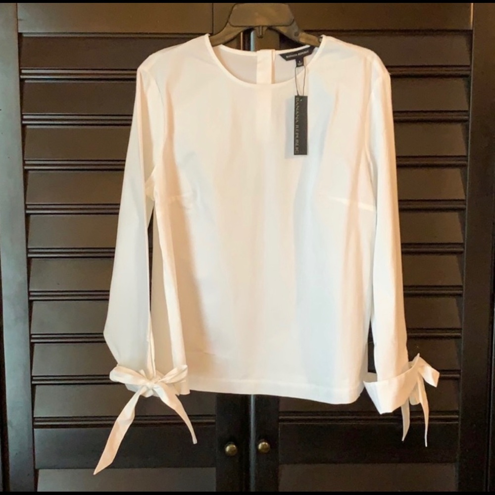 Banana Republic Shirt with Bow Tie Cuffs